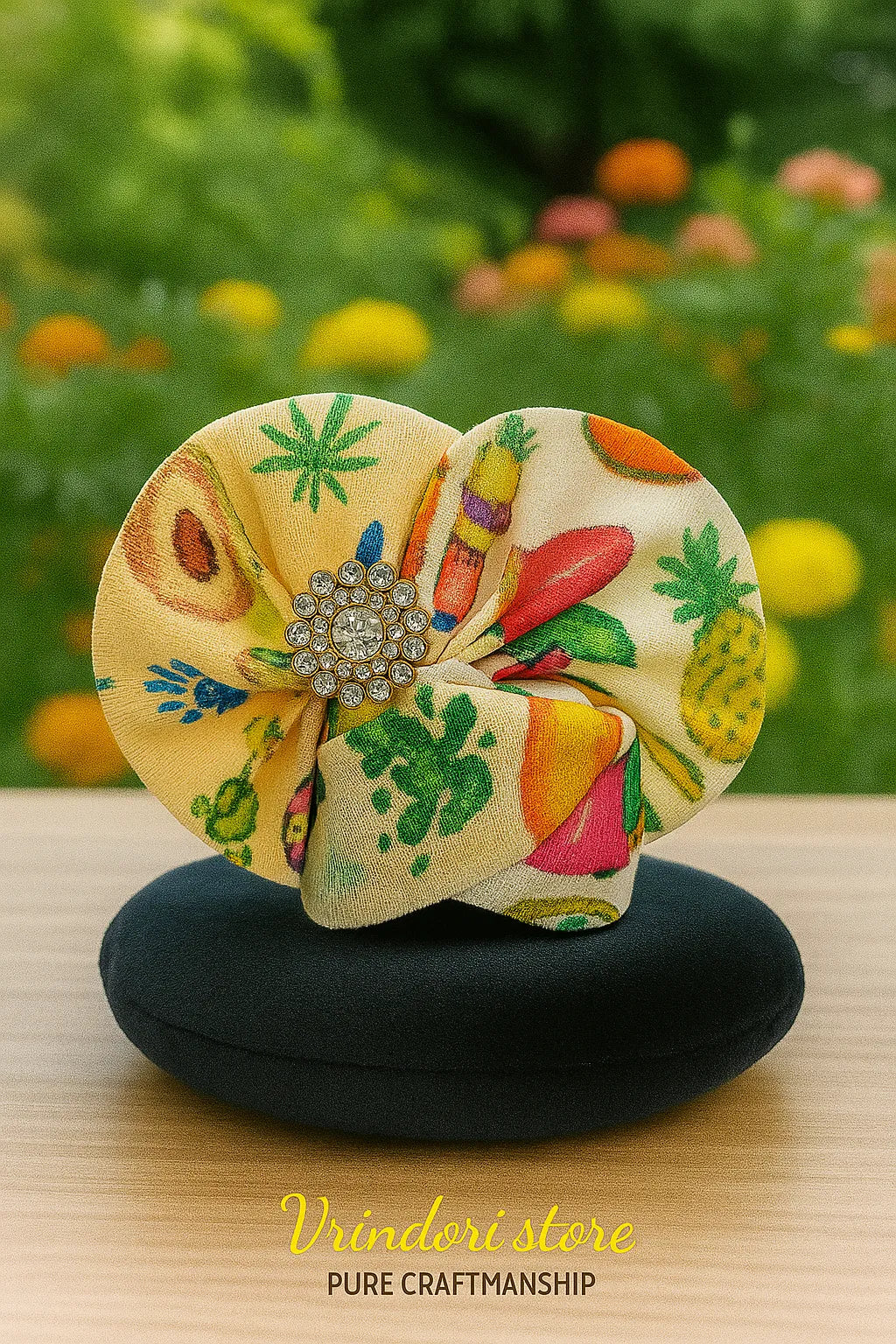 Printed Cotton Floral Mukut